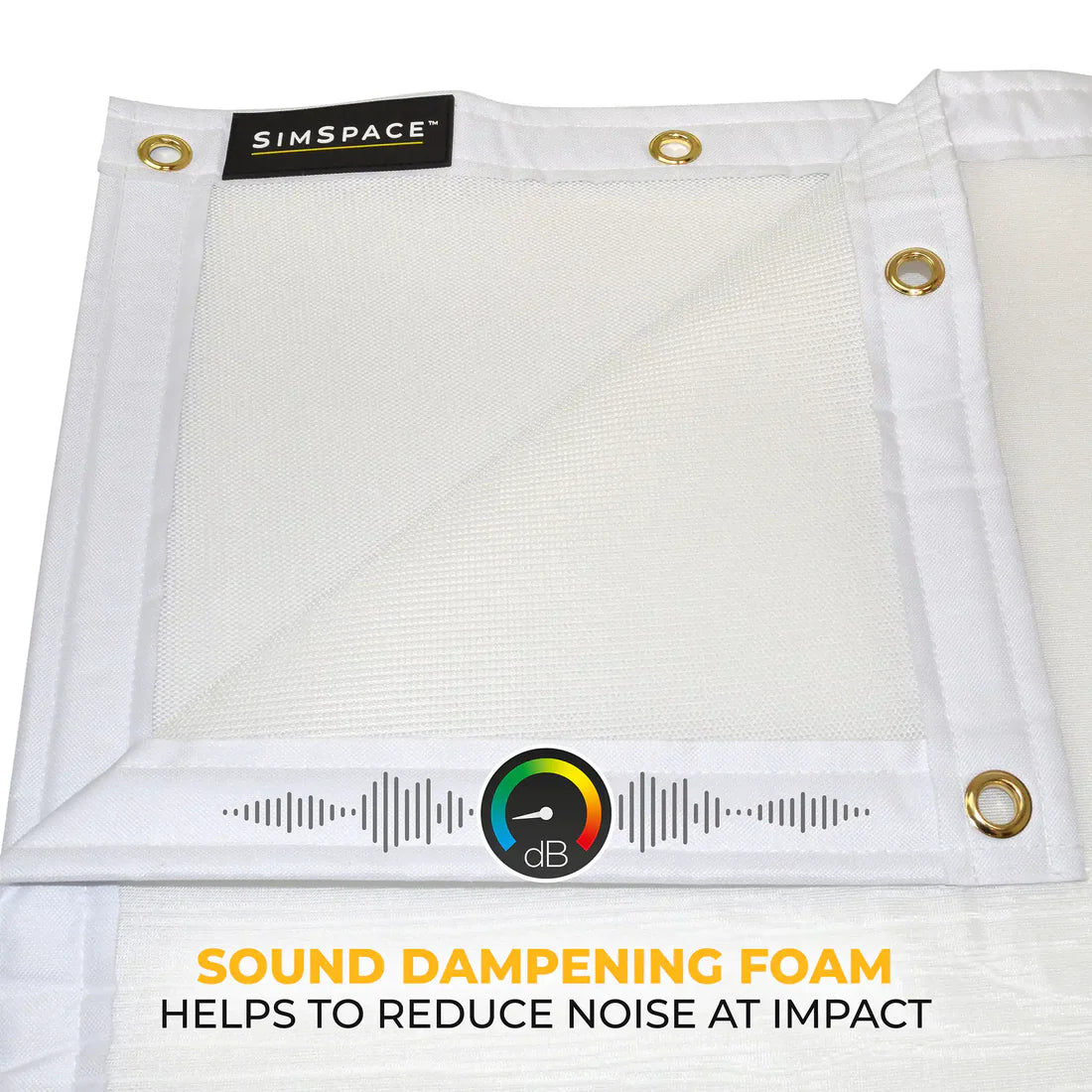 SIMSPACE GOLF IMPACT & NOISE ABSORBING FOAM BACKING SCREEN