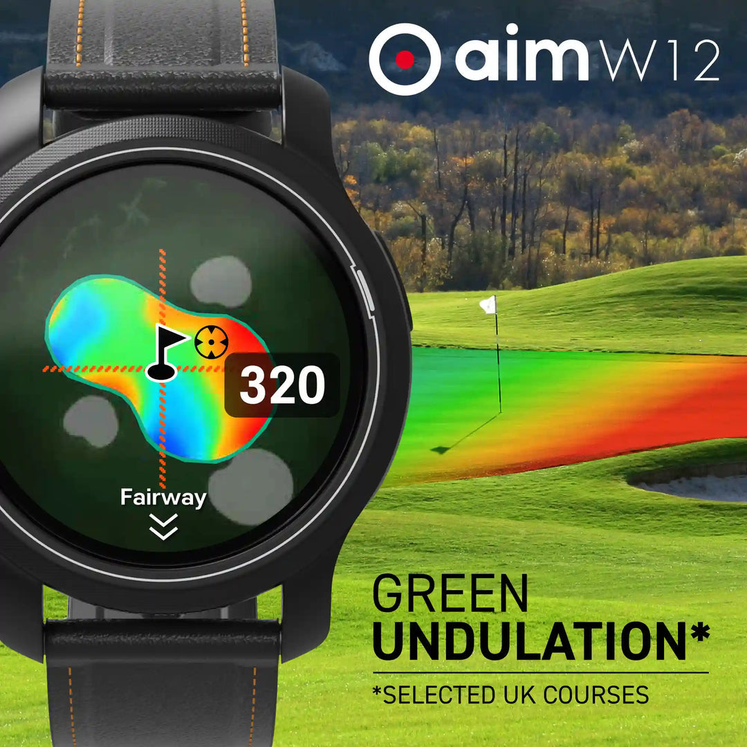 GOLFBUDDY AIM W12 GOLF GPS WATCH