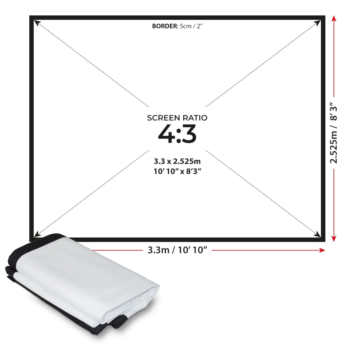 SIMSPACE GOLF DOUBLE SIDED IMPACT SCREEN