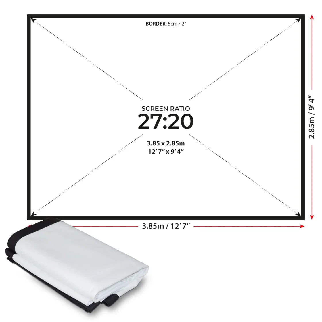 SIMSPACE GOLF DOUBLE SIDED IMPACT SCREEN