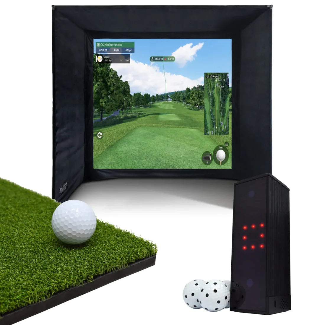 SQUARE GOLF HOME SIMULATOR BUNDLE