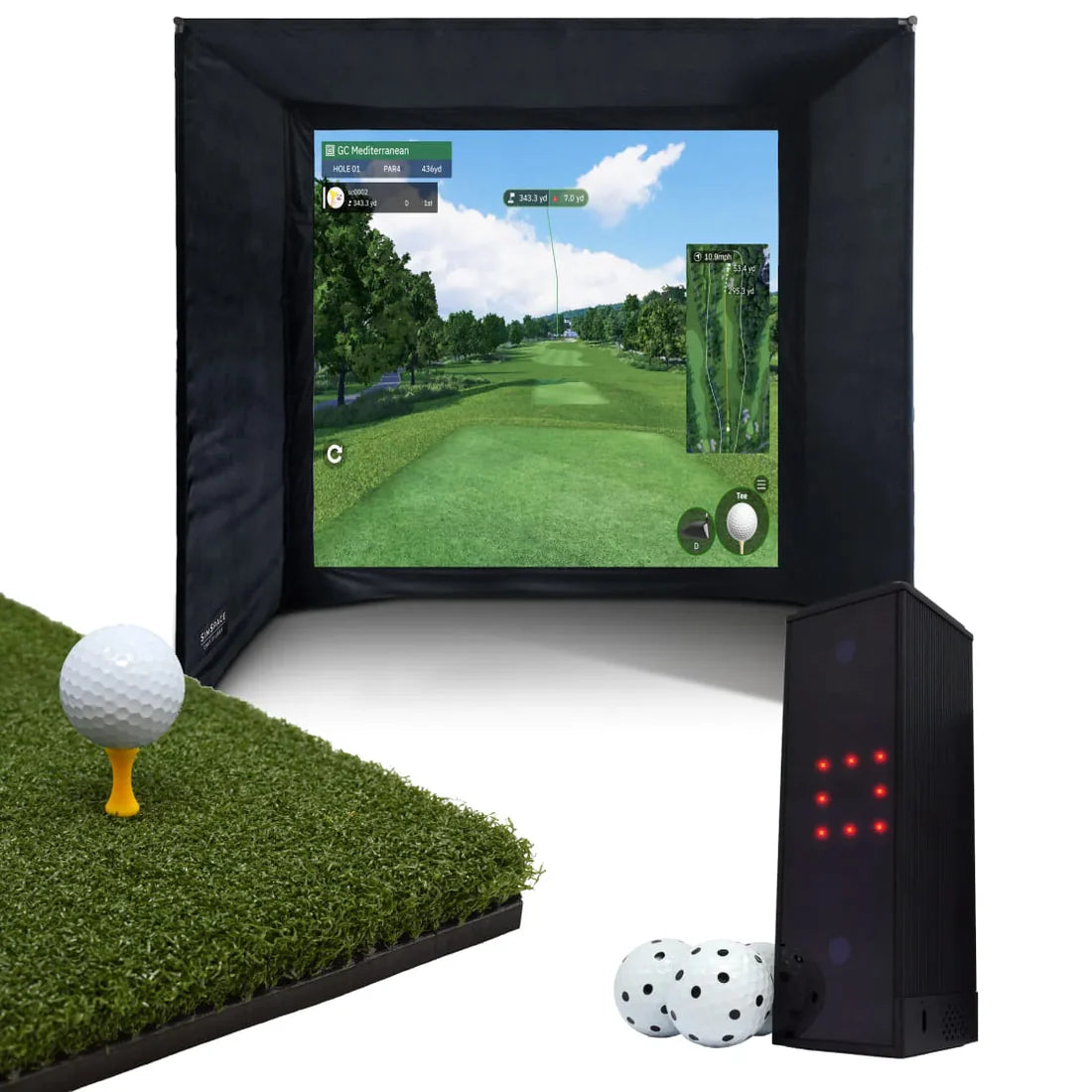 SQUARE GOLF HOME SIMULATOR BUNDLE