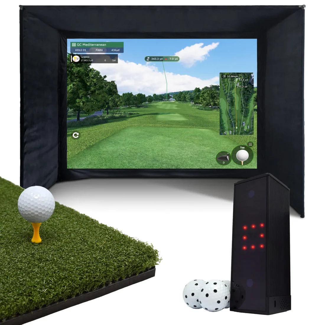 SQUARE GOLF HOME SIMULATOR BUNDLE