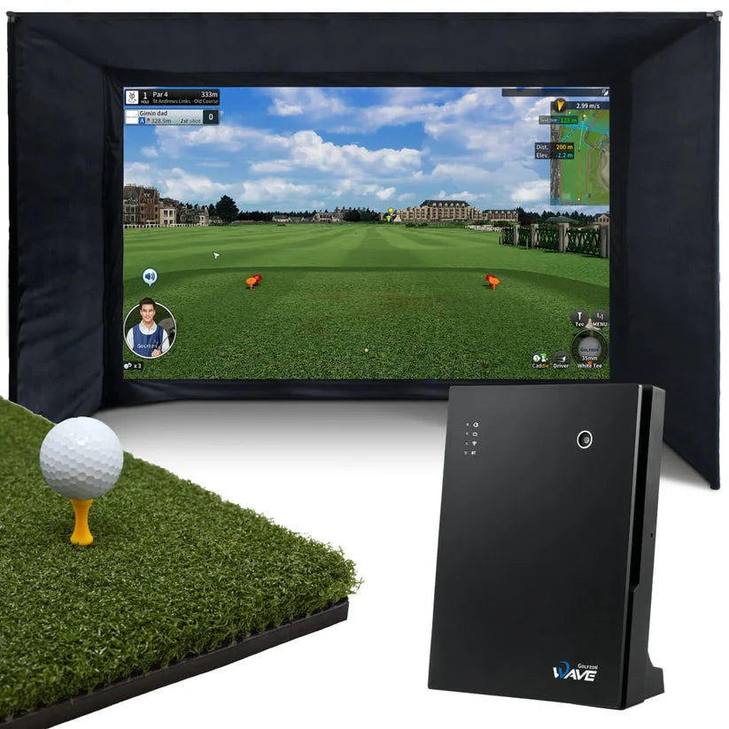 GOLFZON WAVE HOME SIMULATOR BUNDLE