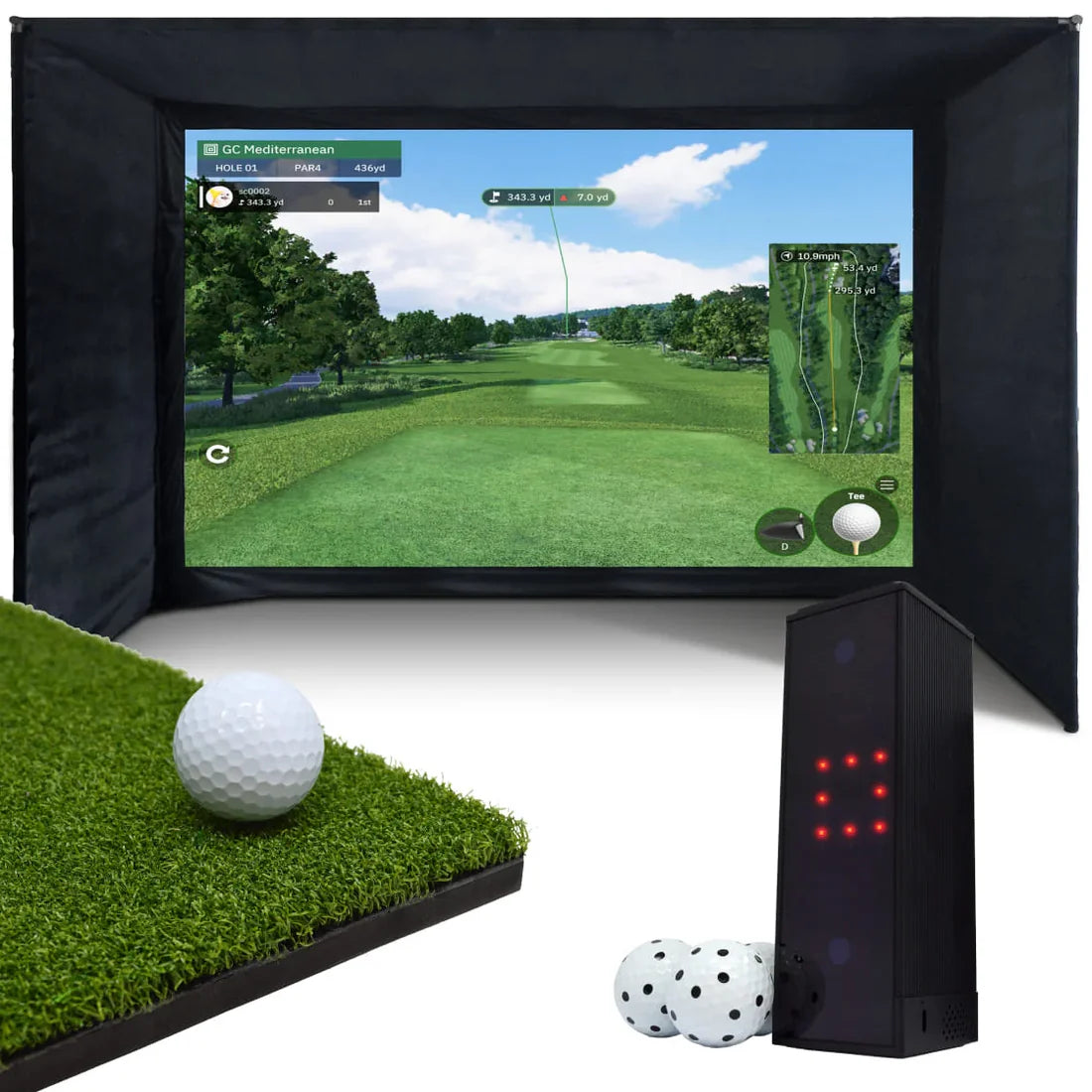 SQUARE GOLF HOME SIMULATOR BUNDLE