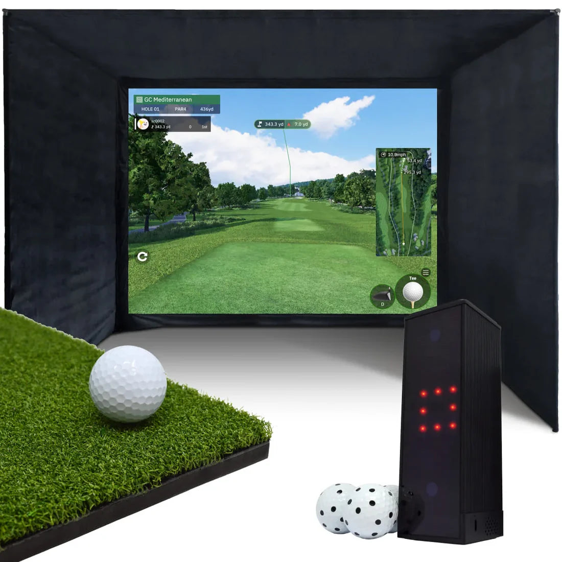 SQUARE GOLF HOME SIMULATOR BUNDLE