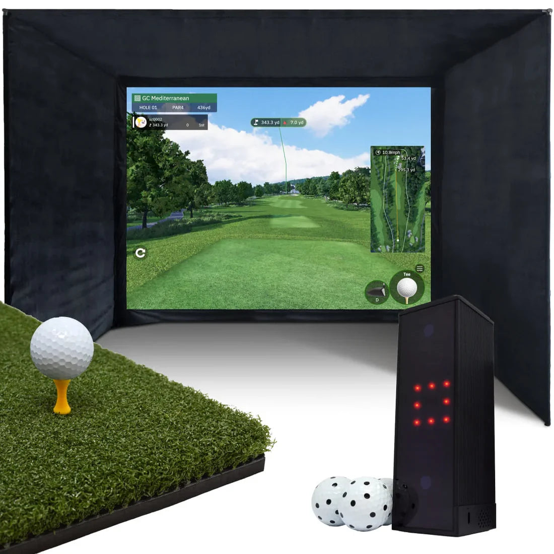 SQUARE GOLF HOME SIMULATOR BUNDLE