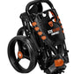 EZEGLIDE COMPACT + TROLLEY - CHARCOAL/RED