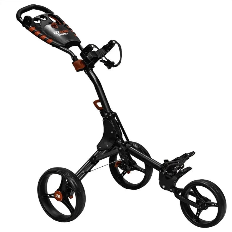 EZEGLIDE COMPACT + TROLLEY - CHARCOAL/RED