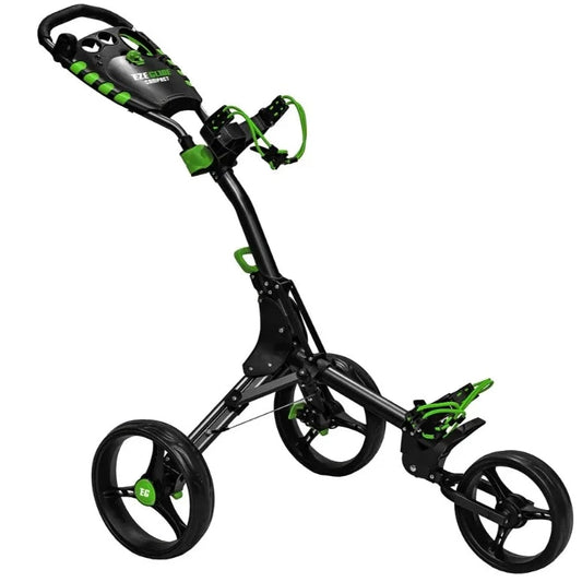 EZEGLIDE COMPACT + TROLLEY - CHARCOAL/LIME