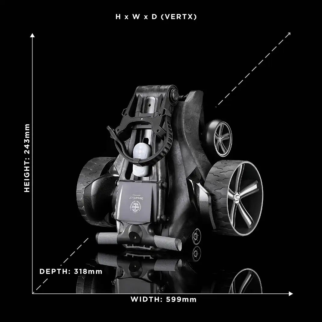 STEWART GOLF VERTX REMOTE ELECTRIC TROLLEY